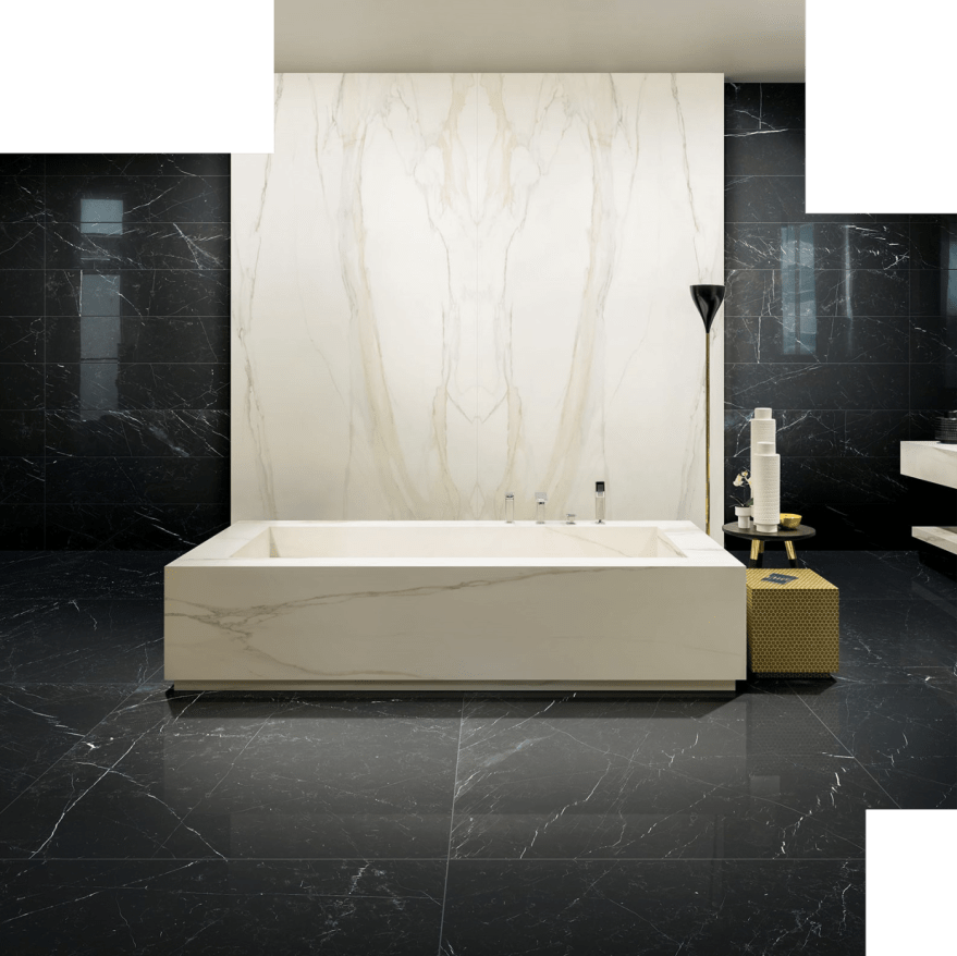 Tyles carrelages céramiques imitation marbre salle de bain mur sol luxe